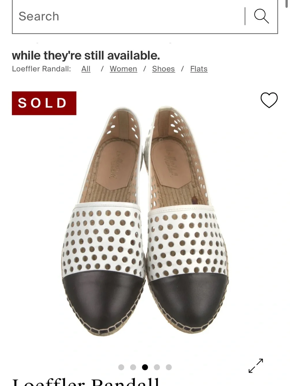 Loeffler Randall lightweight white
